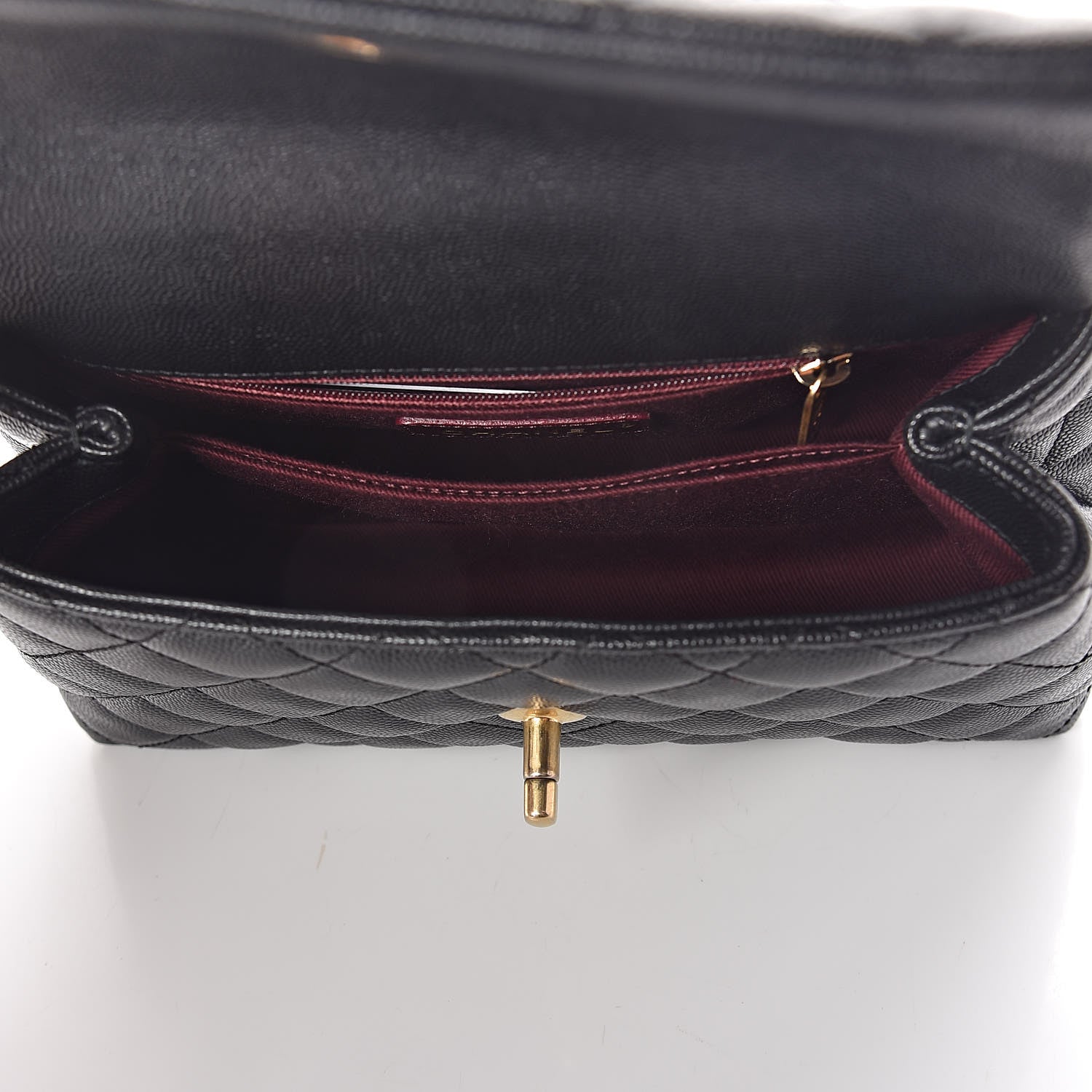 Chanel Caviar Quilted Mini Coco Handle Flap Black 5 of 10