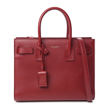 Saint Laurent Calfskin Baby Sac De Jour Red 2 of 9
