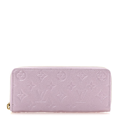 Louis Vuitton Metallic Empreinte Clemence Wallet Pearly Lilac 1 of 9