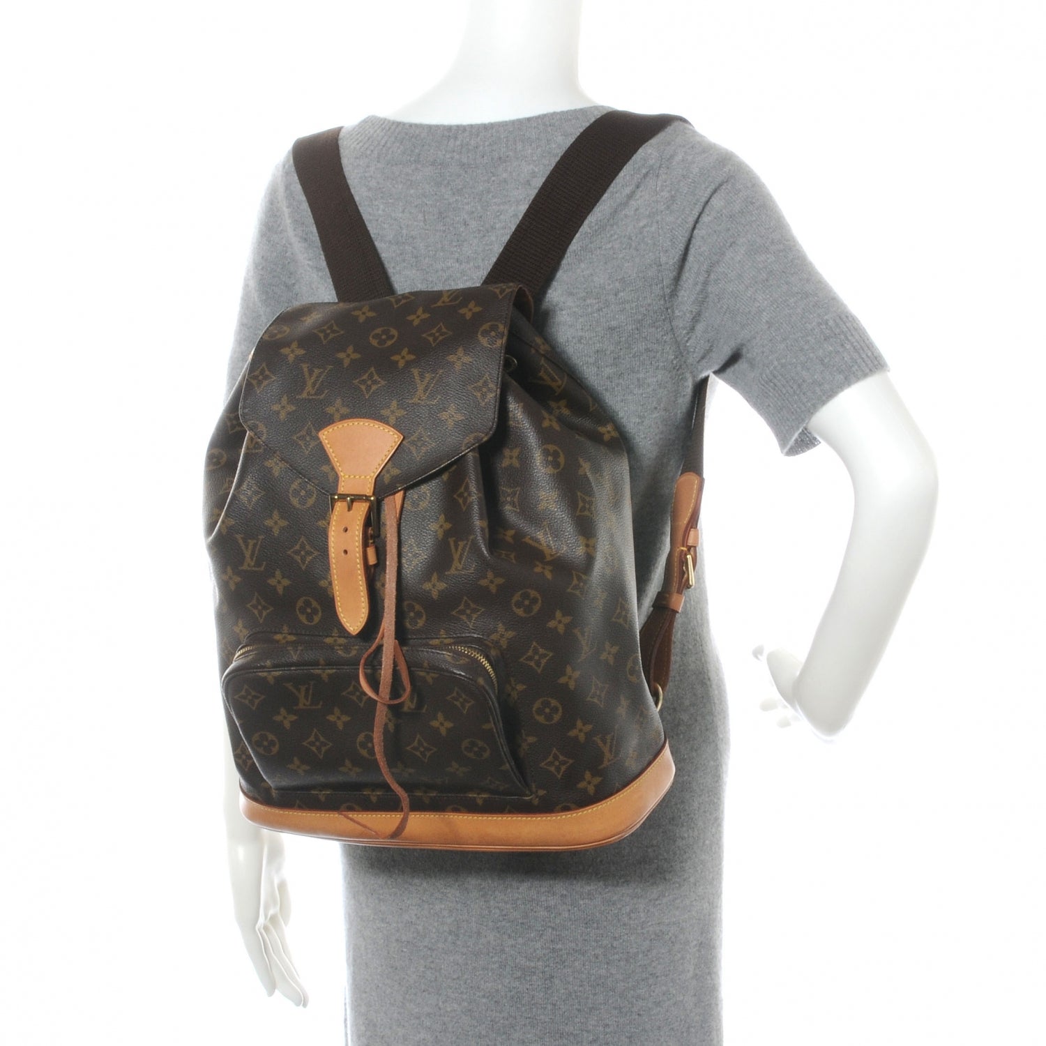 Louis Vuitton Monogram Montsouris GM Backpack 2 of 8