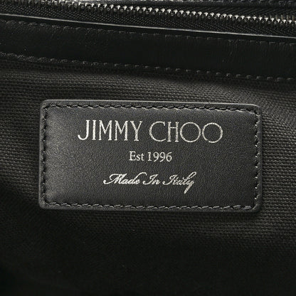 Jimmy Choo Calfskin Star Embossed Tote Black 6 of 8