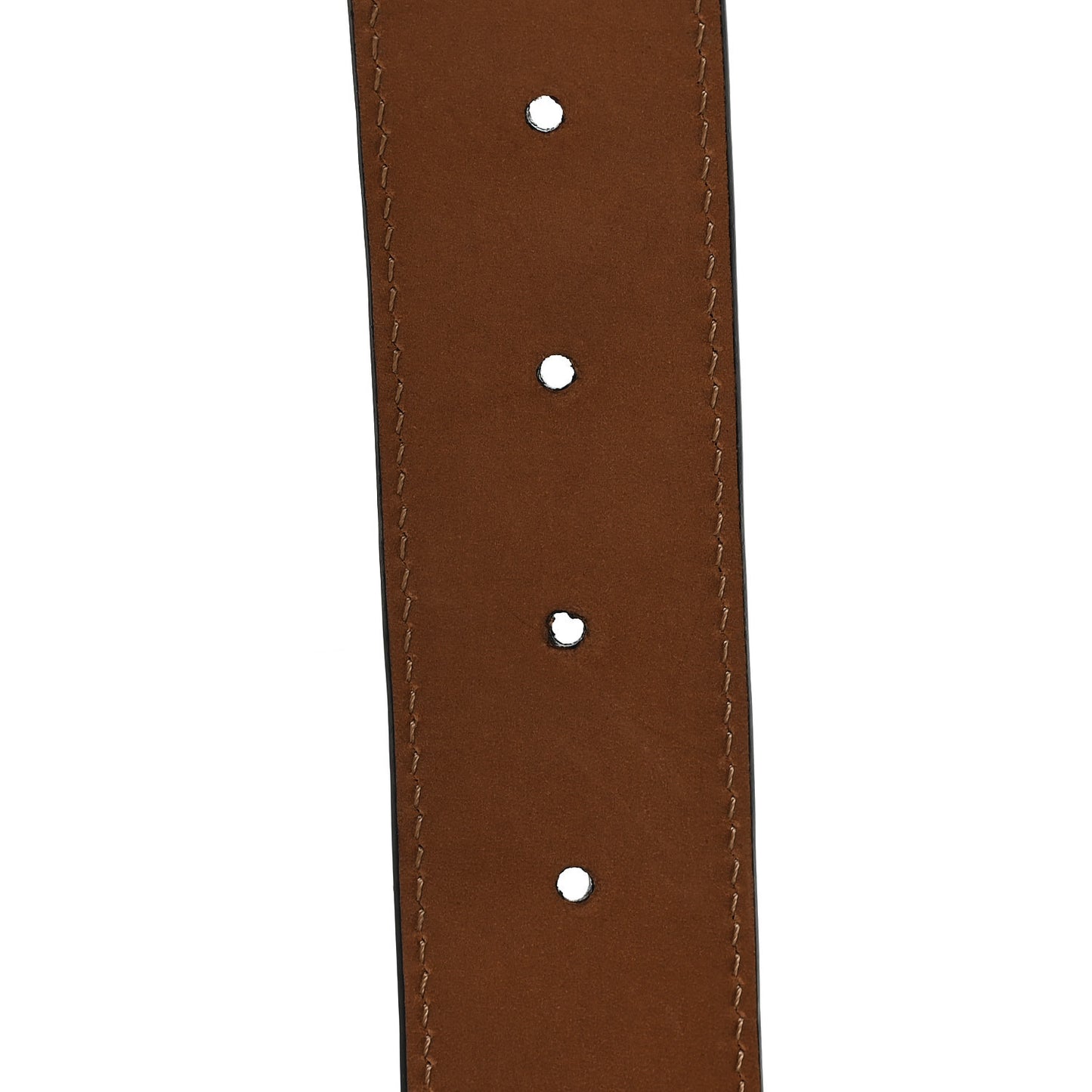 Calfskin Crocodile Embossed FF Belt 105 42 Black