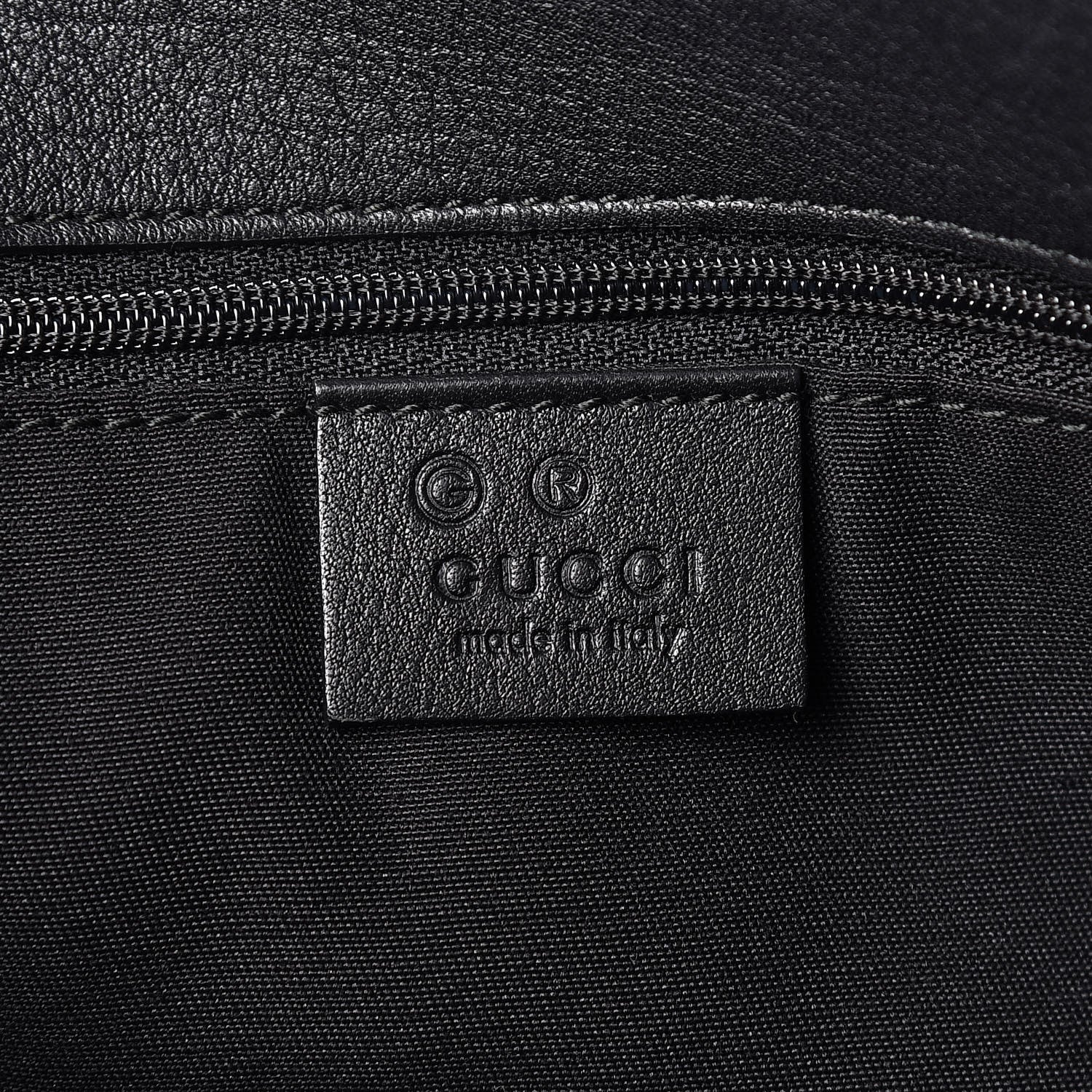Gucci Calfskin Medium Braided Handle Gifford Tote Black 6 of 12