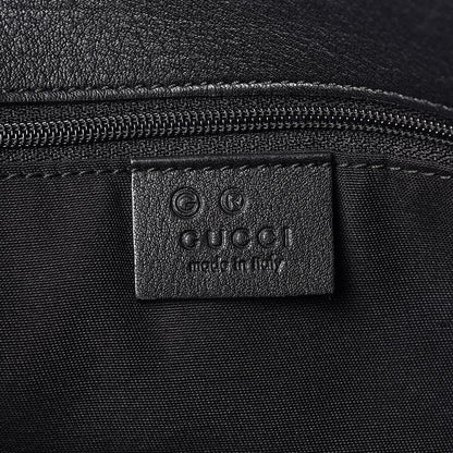 Gucci Calfskin Medium Braided Handle Gifford Tote Black 6 of 12