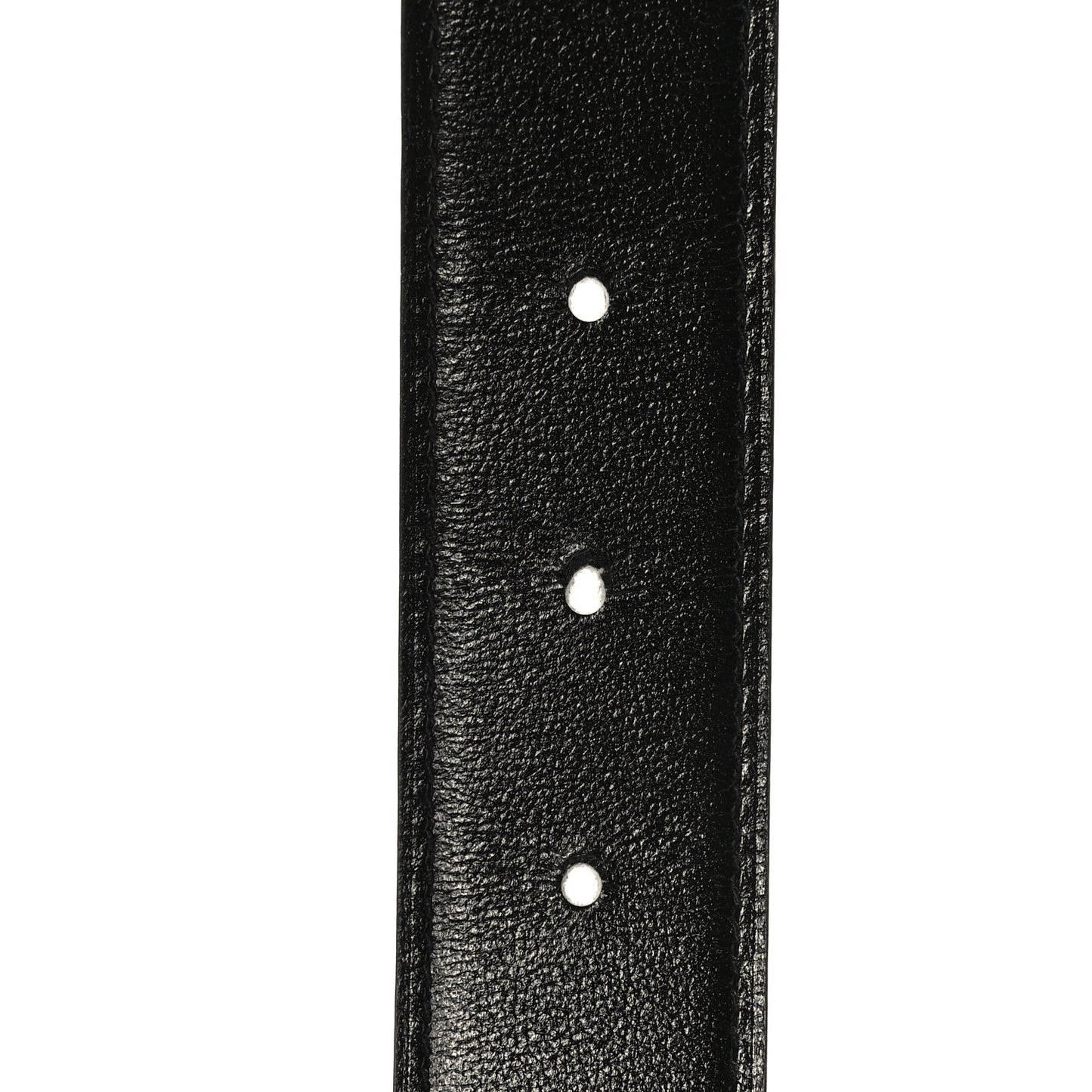 Tadelakt Togo 32mm H d'Ancre Belt Belt 80 Black Gold