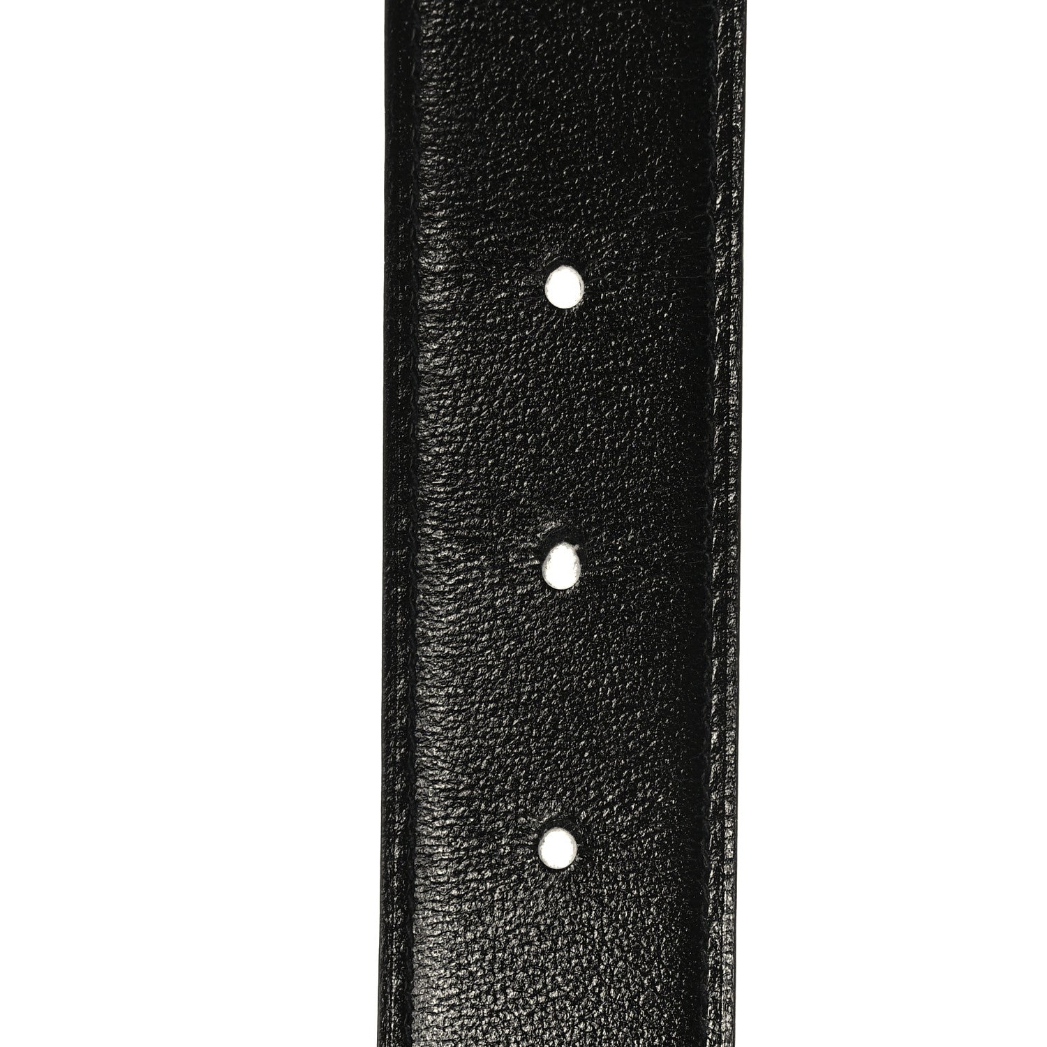 Hermes Tadelakt Togo 32mm H d'Ancre Belt Belt 80 Black Gold 5 of 7