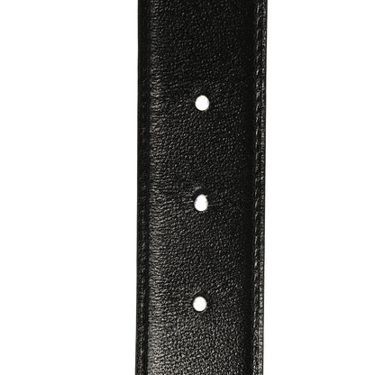 Hermes Tadelakt Togo 32mm H d'Ancre Belt Belt 80 Black Gold 5 of 7