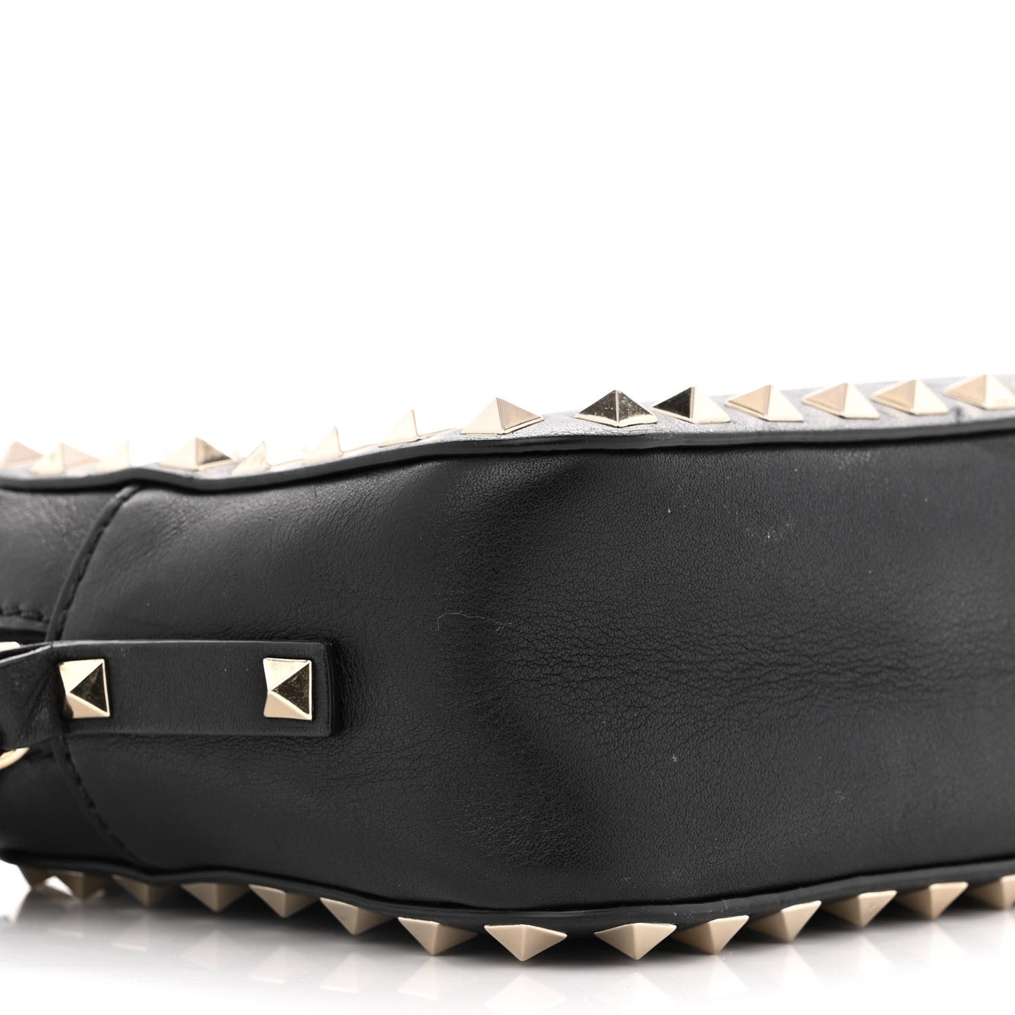 Calfskin Rockstud Camera Crossbody Bag