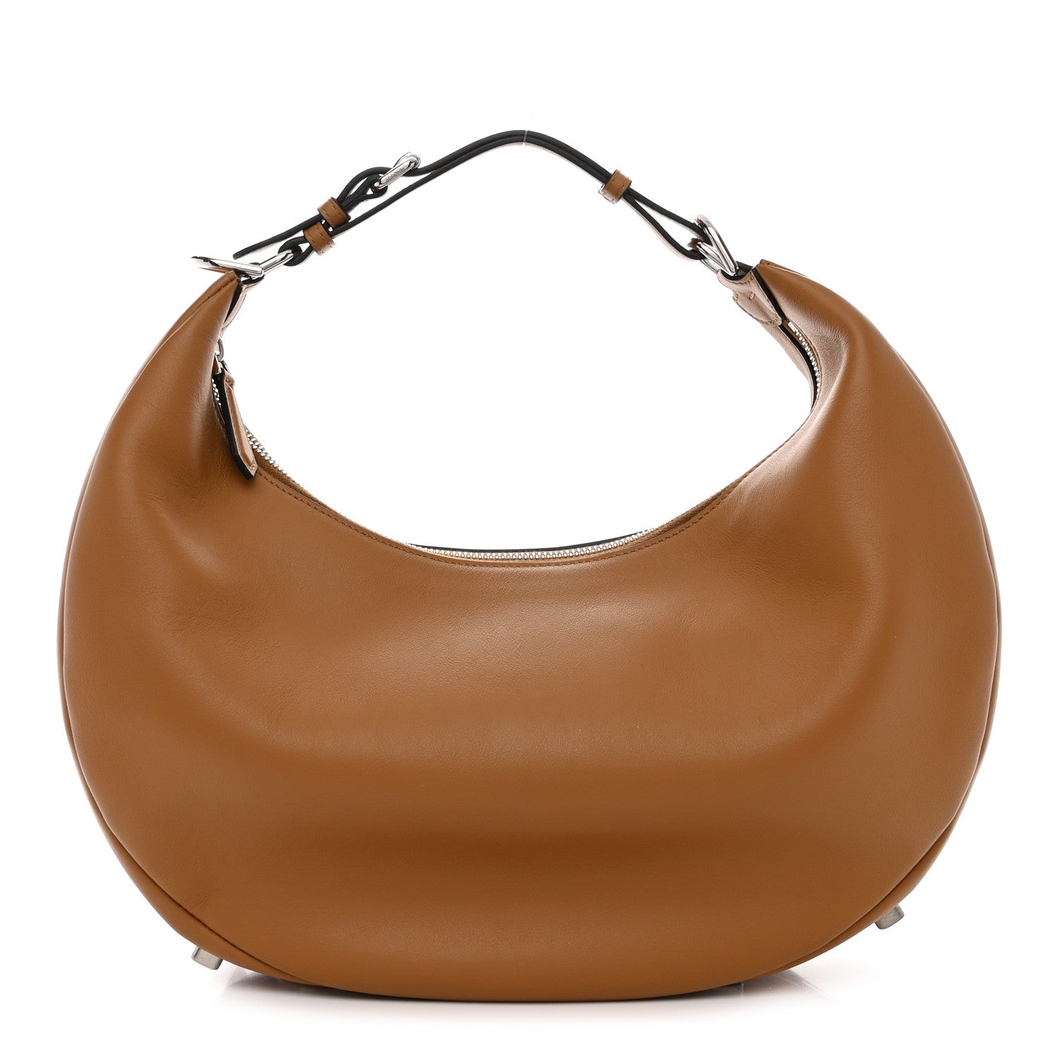Fendi Vitello Grace Matte Medium Fendigraphy Hobo Bag Caramello 1 of 13
