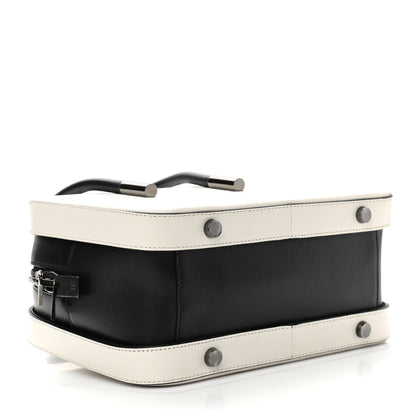 Tom Ford Calfskin Top Handle Bag White Black 4 of 19