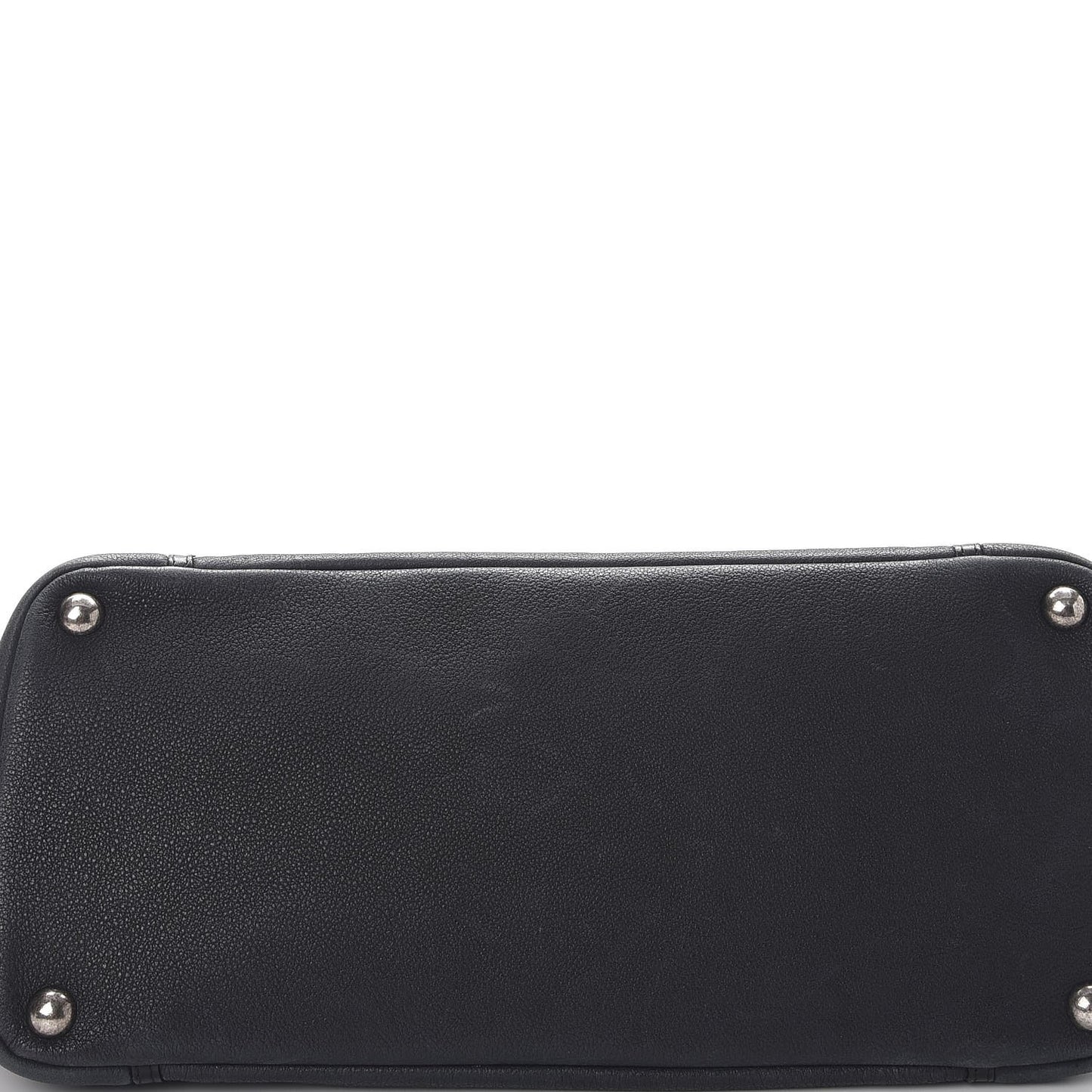 Washed Calfskin Tote Black