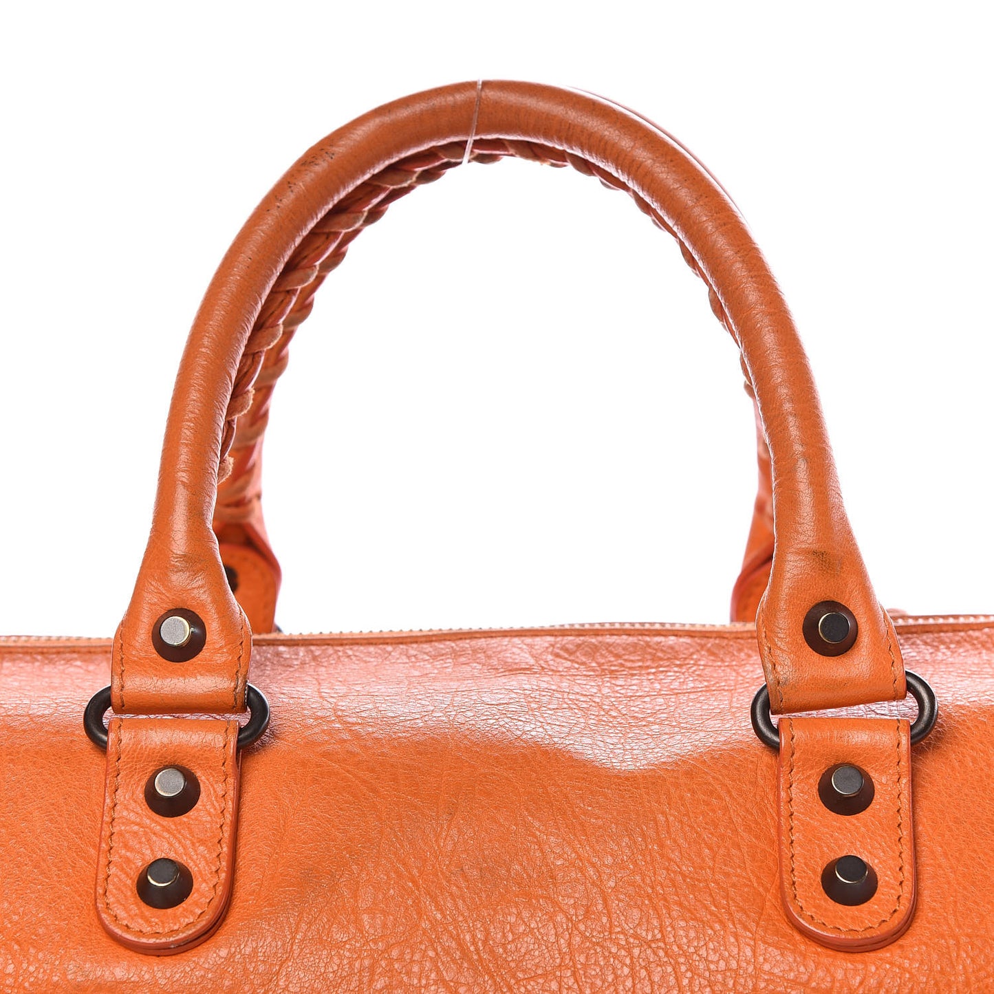 Agneau Classic Hardware Polly Tangerine
