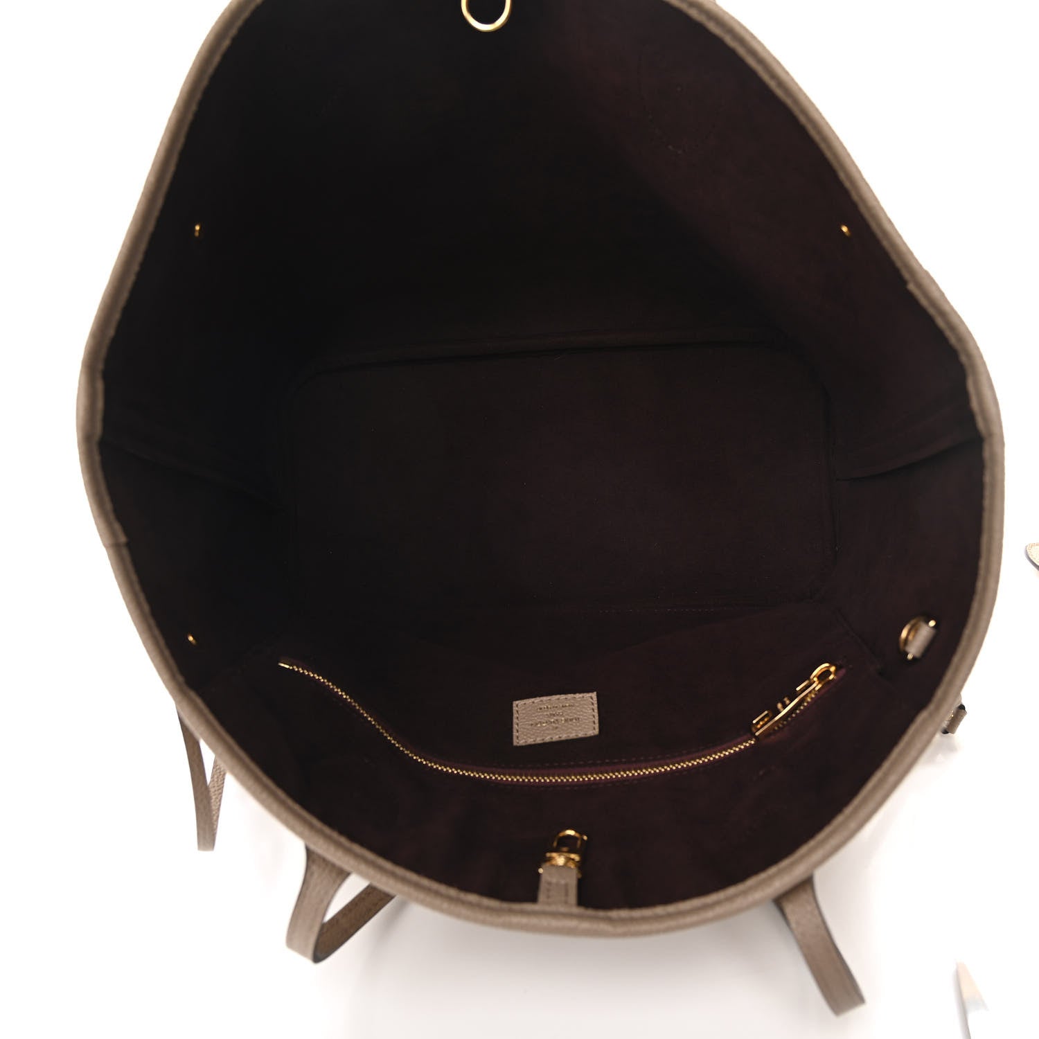 Louis Vuitton Empreinte Monogram Giant Neverfull MM Tourterelle 6 of 10
