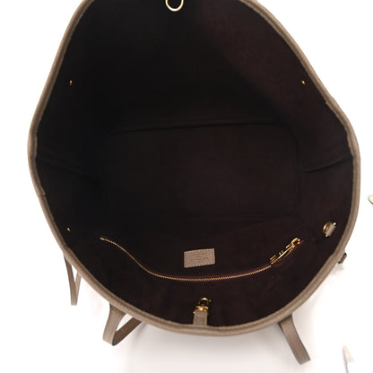 Louis Vuitton Empreinte Monogram Giant Neverfull MM Tourterelle 6 of 10