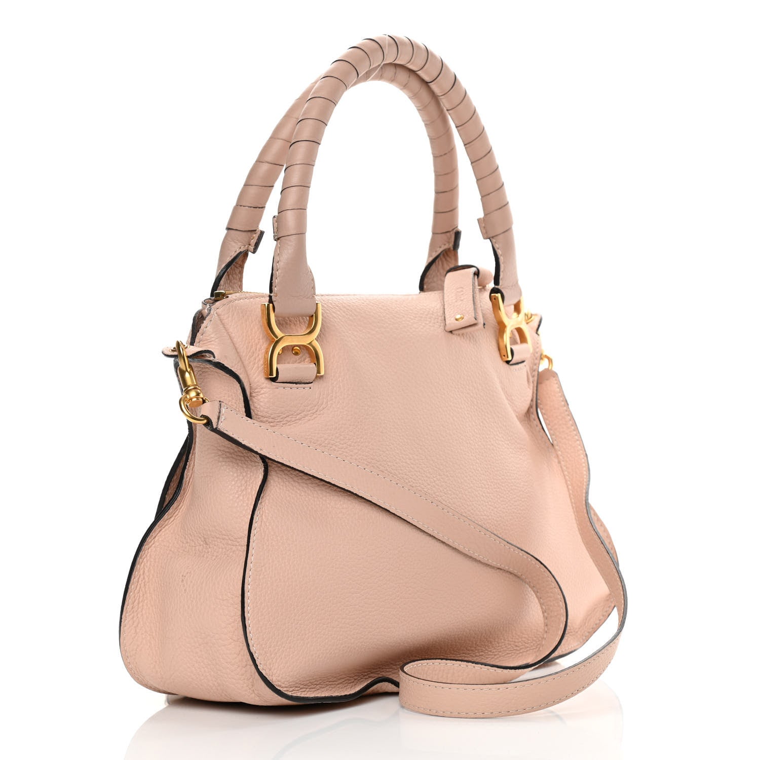 Chloe Calfskin Medium Marcie Satchel Blush Nude 3 of 16