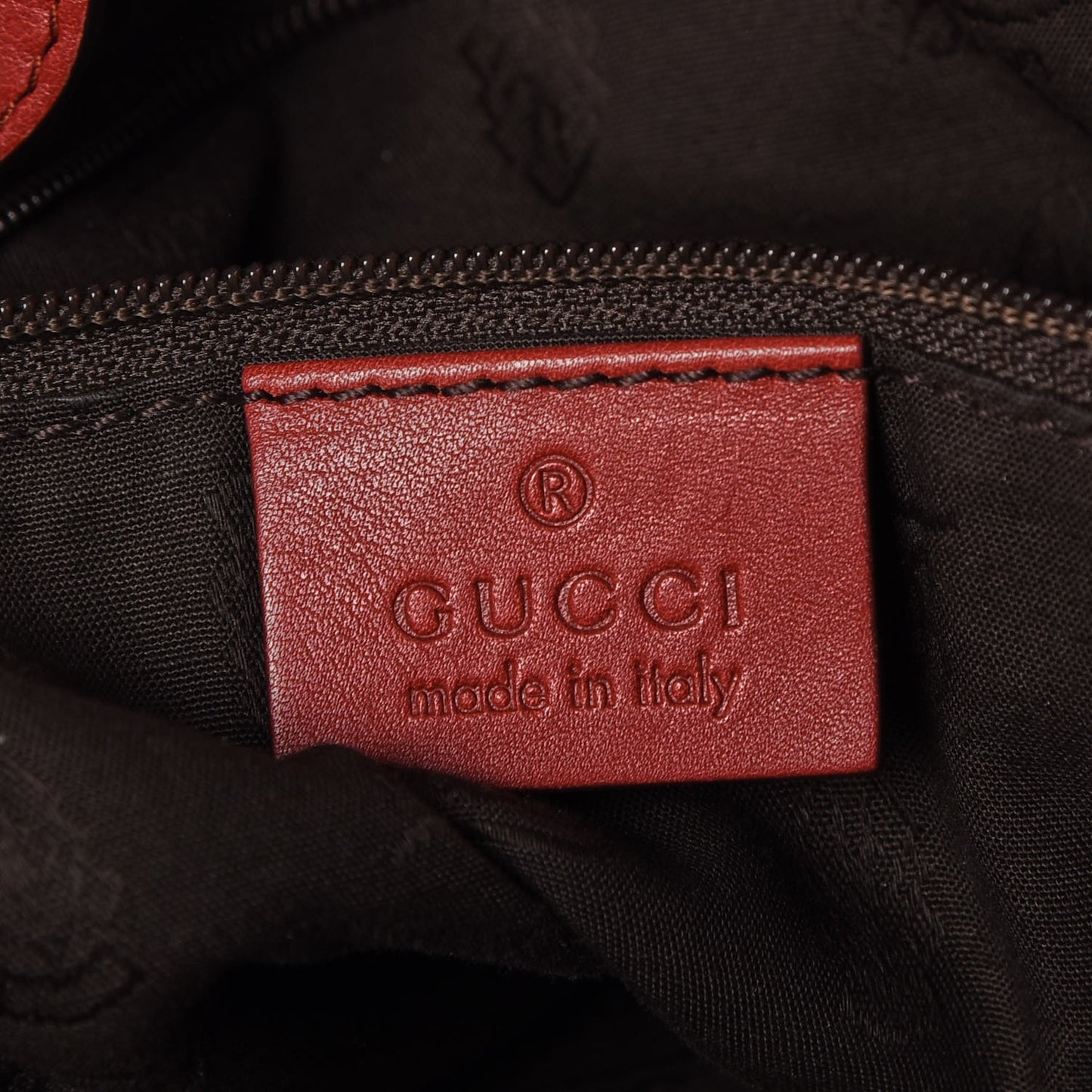 Guccissima Large Sukey Tote Red