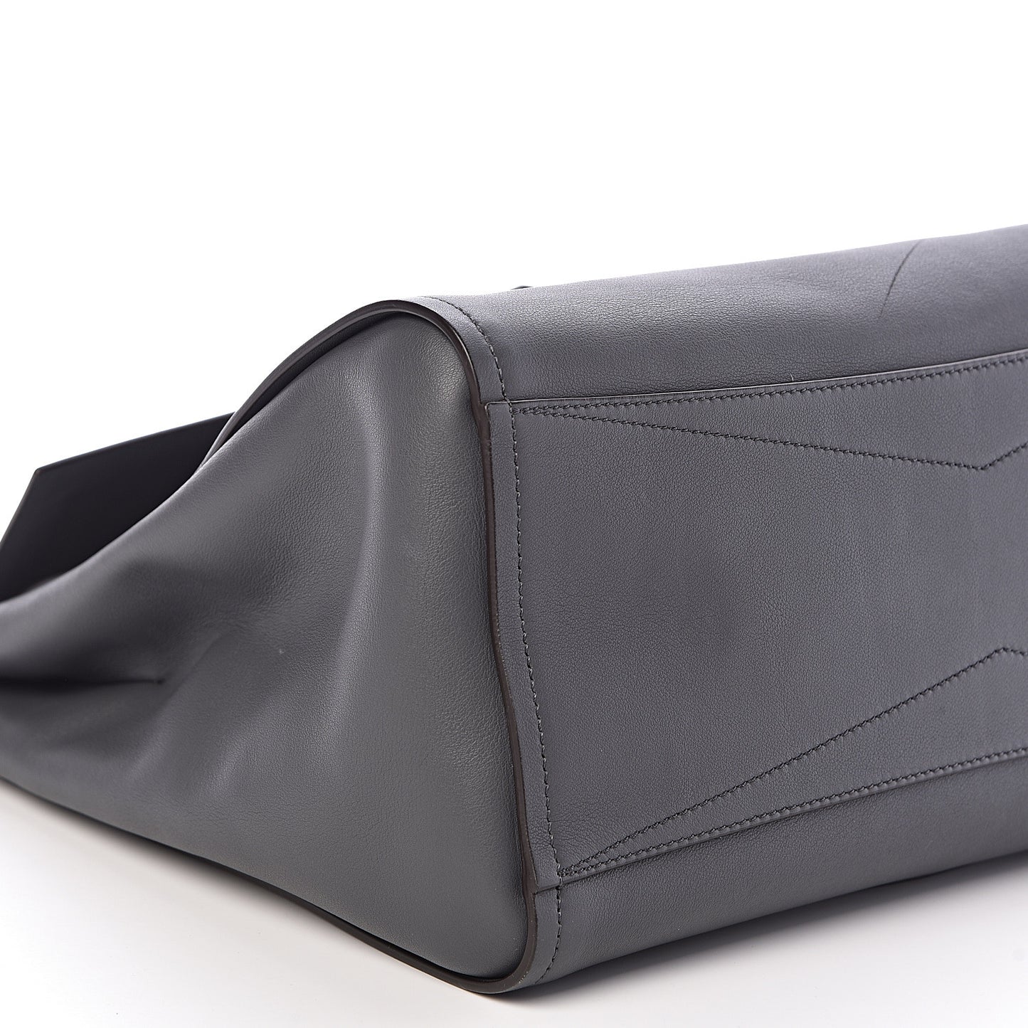 Calfskin Medium Mystic Shoulder Bag Storm Grey