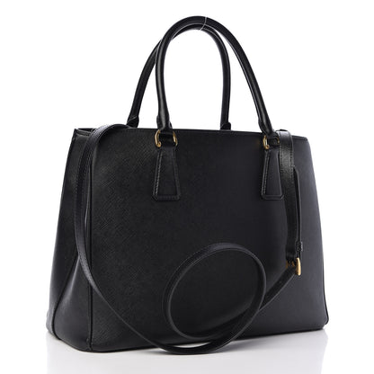 Prada Saffiano Lux Small Tote Nero Black 3 of 10