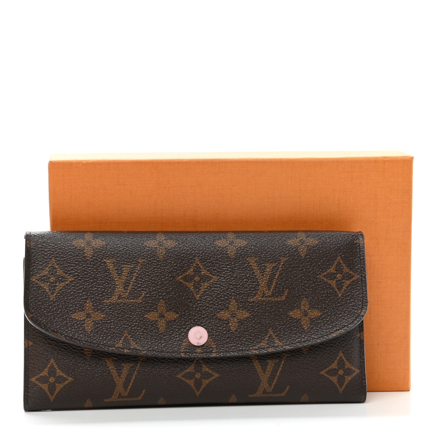 Louis Vuitton Monogram Emilie Wallet Rose Ballerine 9 of 9