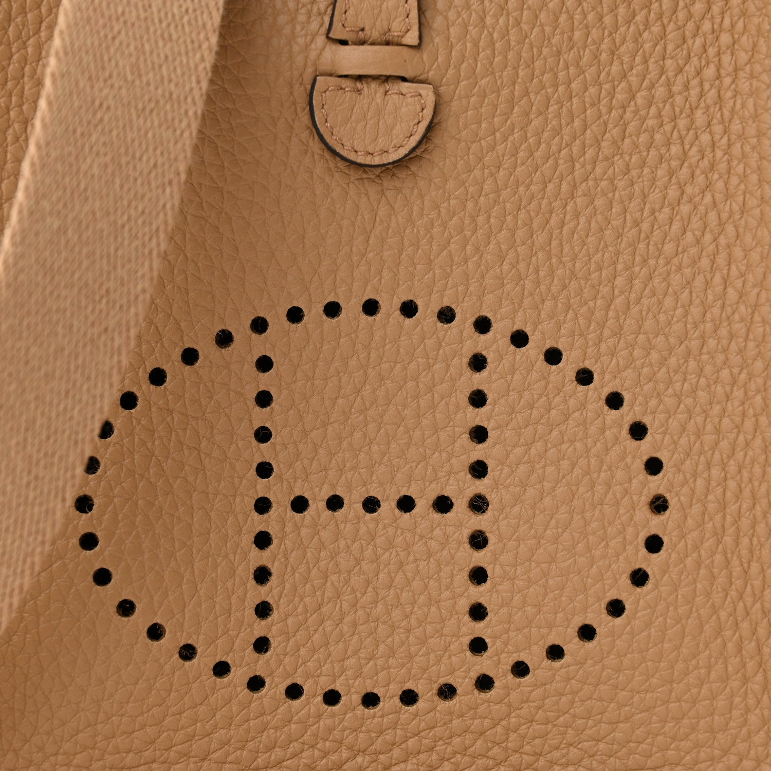 Hermes Taurillon Clemence Amazone Evelyne TPM Chai 8 of 11