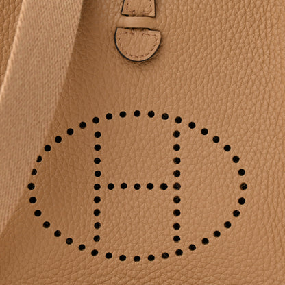 Hermes Taurillon Clemence Amazone Evelyne TPM Chai 8 of 11