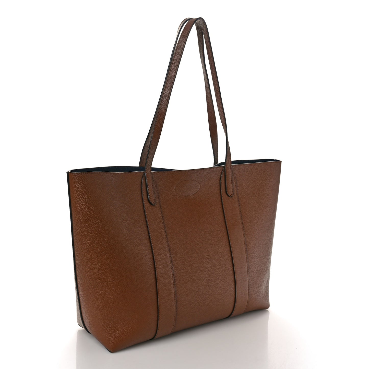 Small Classic Grain Bayswater Tote Oak Oxford Blue