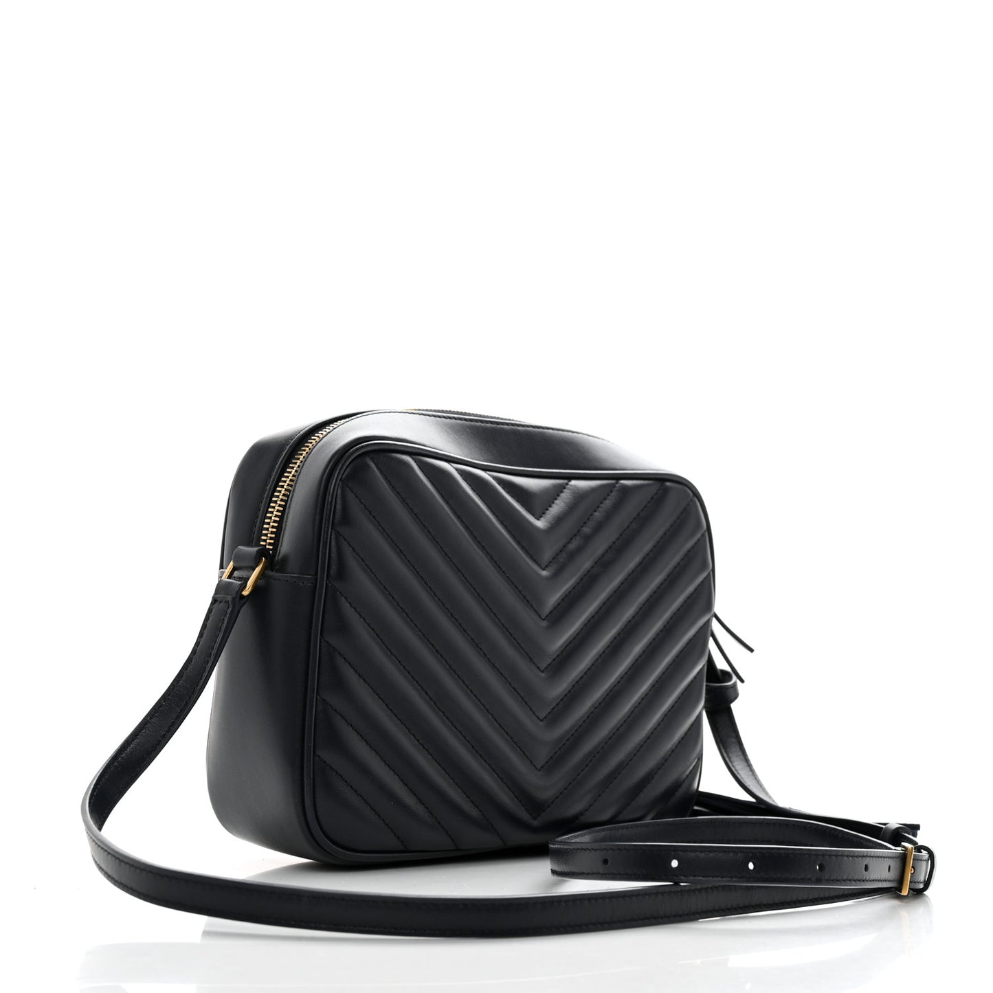 Calfskin Matelasse Monogram Lou Camera Bag Deep Marine