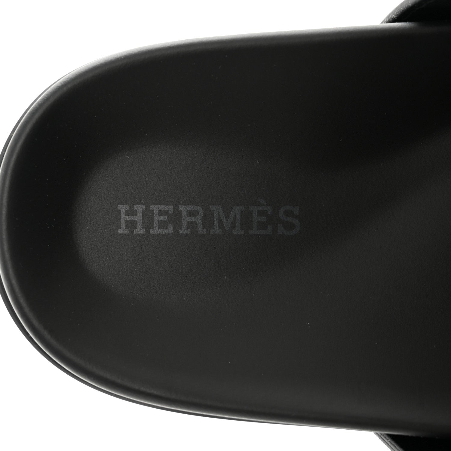 Hermes Calfskin Womens Chypre Sandals 35.5 Black 7 of 9