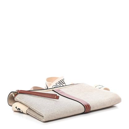 Chloe Cotton Calfskin Woody Belt Bag Beige Brown 3 of 8