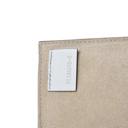 Chloe Calfskin Suede Medium Faye Shoulder Bag Airy Grey 9 of 10