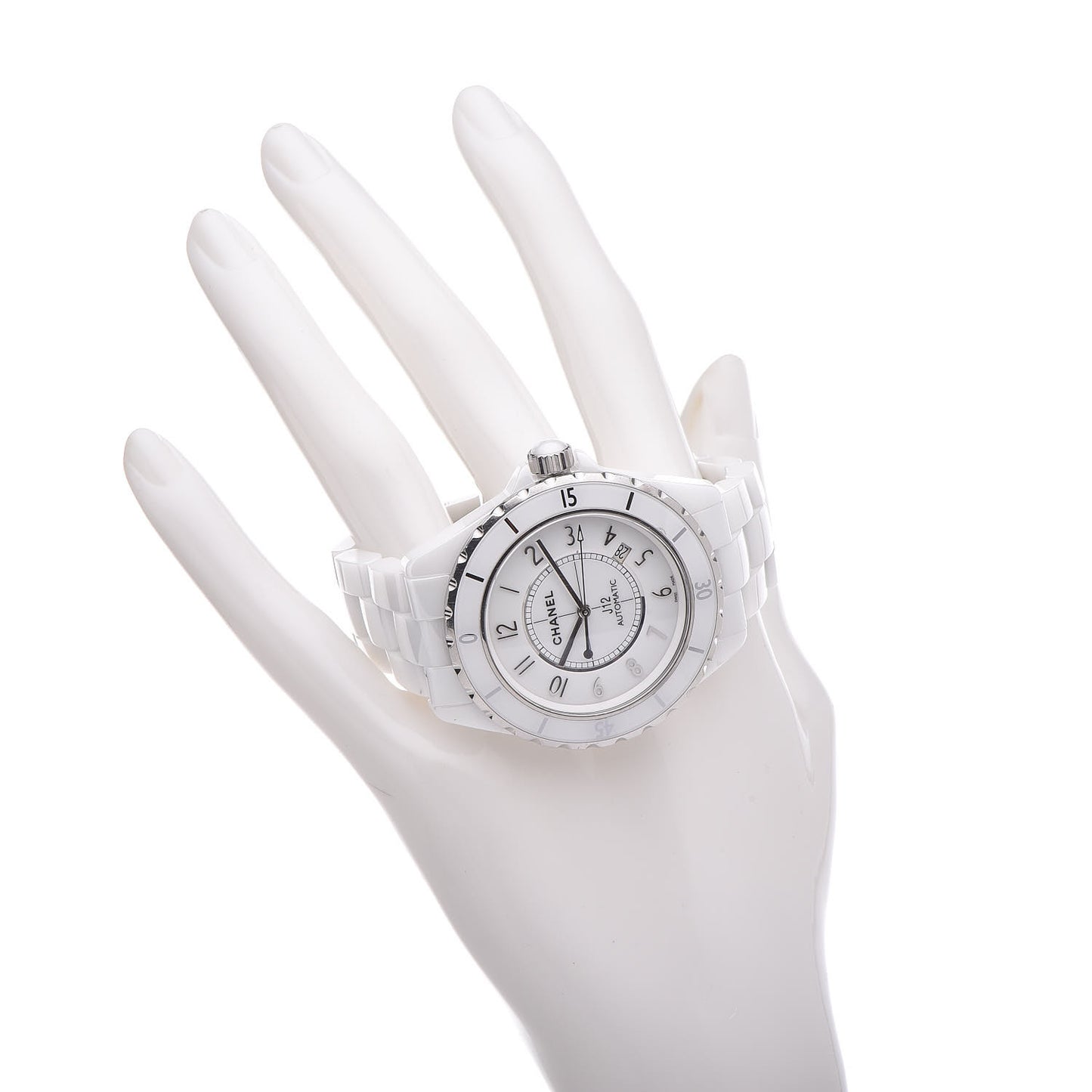 Stainless Steel Ceramic 38mm J12 Automatic Watch White