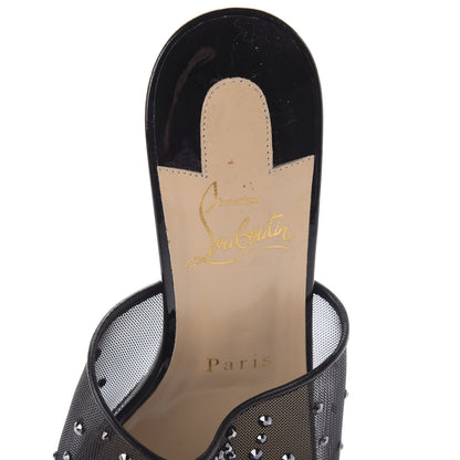Christian Louboutin Rete Nappa Specchio Violas 100 Mule 36 Black 7 of 7