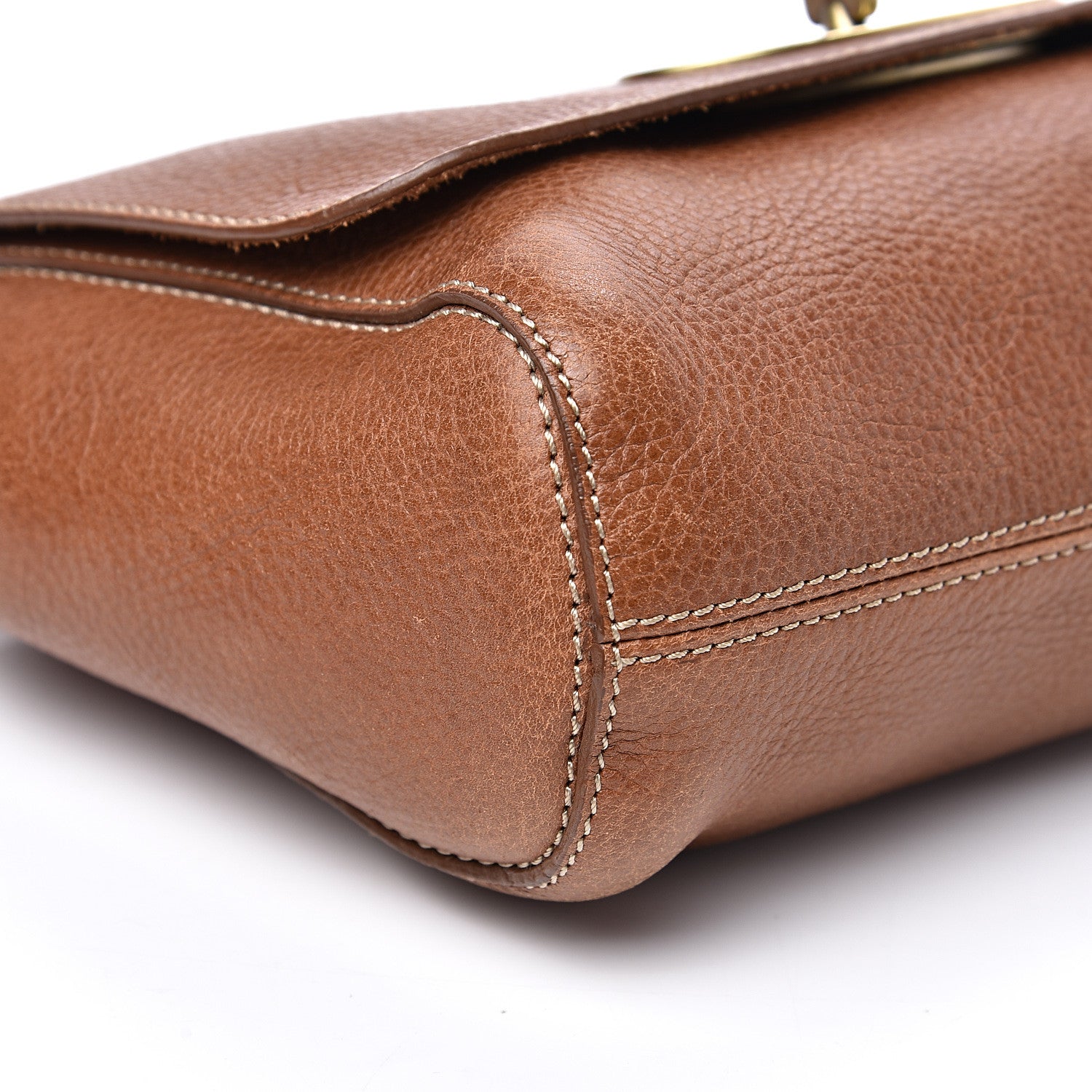 Mulberry Natural Calfskin Small Lily Flap Oak 8 of 11