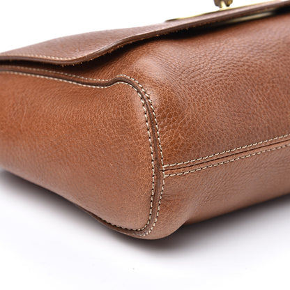 Mulberry Natural Calfskin Small Lily Flap Oak 8 of 11