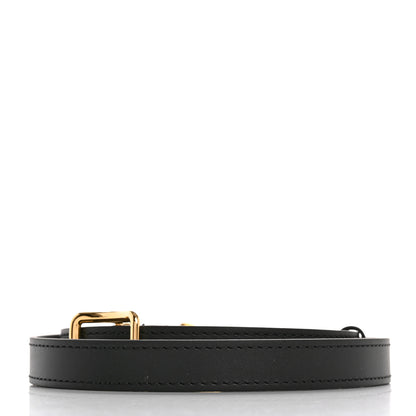 Louis Vuitton Calfskin Twinny Adjustable Shoulder Strap Black 2 of 3