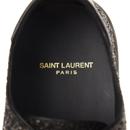Saint Laurent Rubber Glitter Mens Bedford Low Top Sneakers 44 Multicolor 7 of 14
