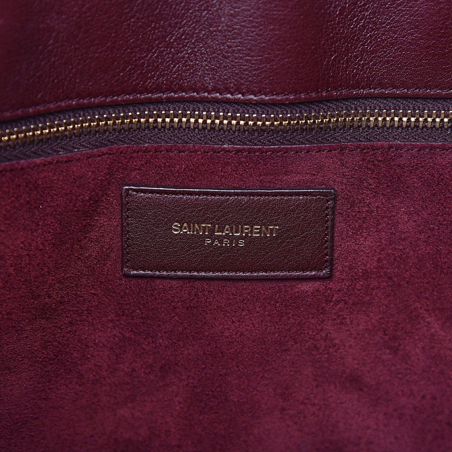 Saint Laurent Calfskin Small Sac De Jour Amarena 6 of 19