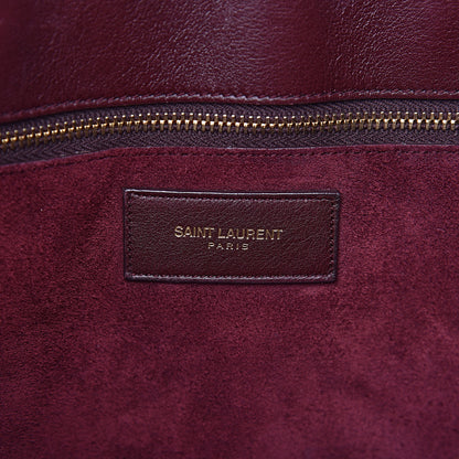 Saint Laurent Calfskin Small Sac De Jour Amarena 6 of 19