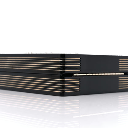 Chanel Plexiglass Pearl Playing Card Casino Minaudiere Clutch Black Gold 8 of 13