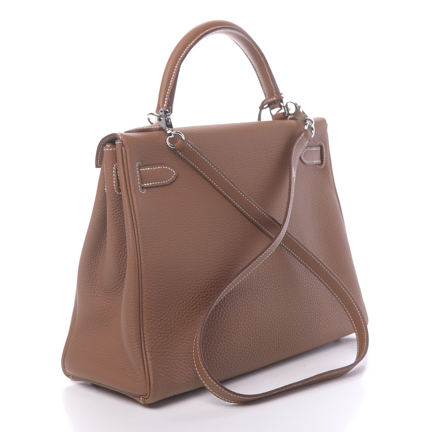 Hermes Togo Kelly Retourne 32 Gold 3 of 13