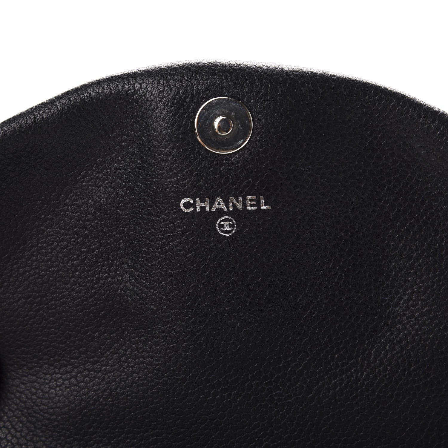 Chanel Caviar Half Moon Wallet On Chain WOC Black 8 of 10