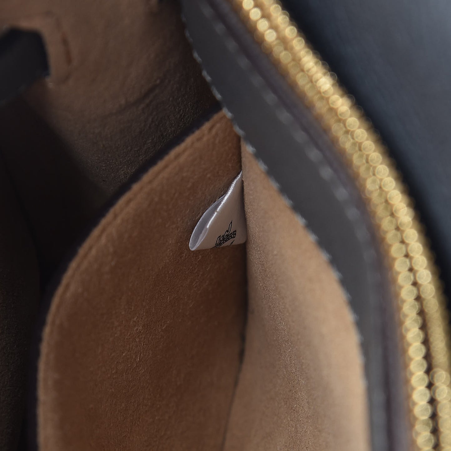 Grained Calfskin Mini Milla Tote Phantom Grey
