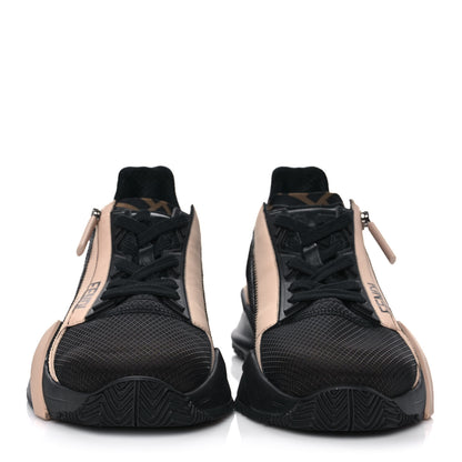Fendi Nylon Suede Lycra Fendi Flow Low Top Sneakers 38 Black 2 of 7