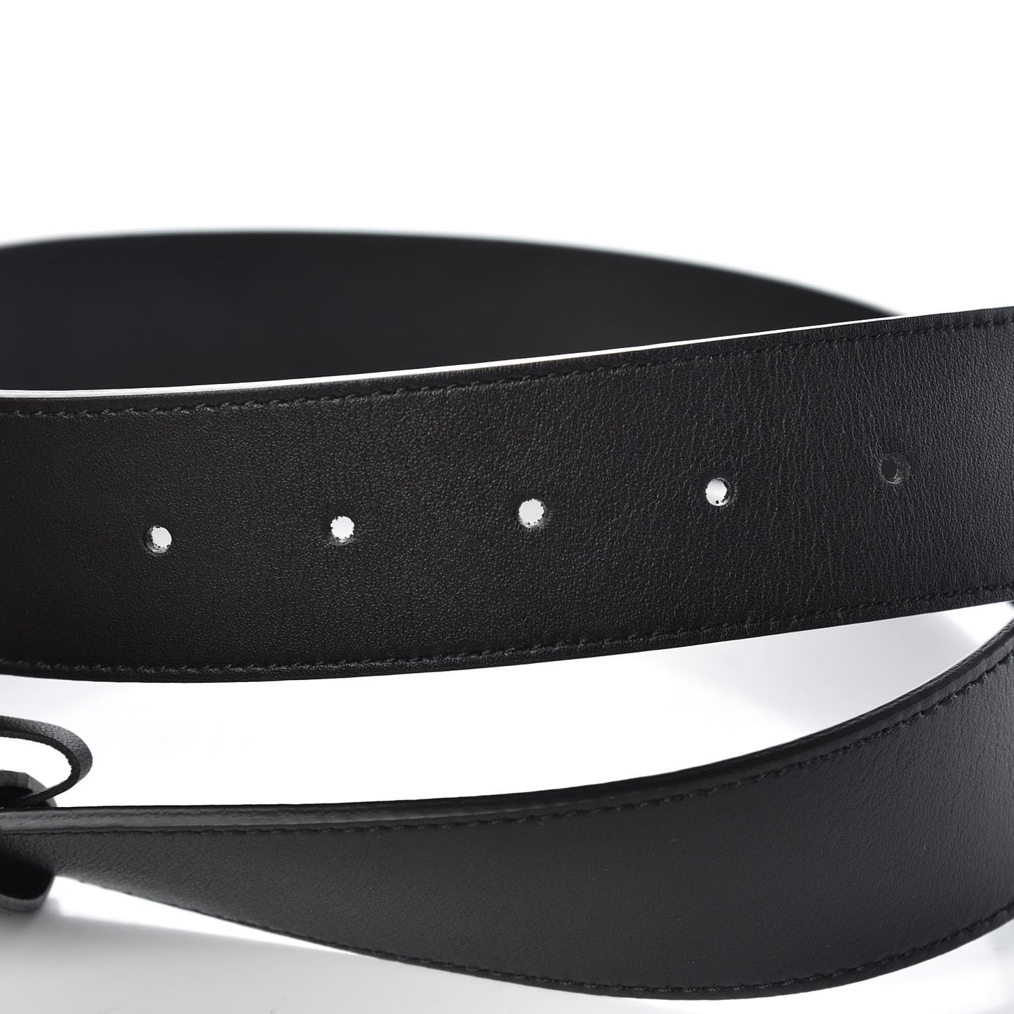 Calfskin Double G 40mm Belt 80 32 Black