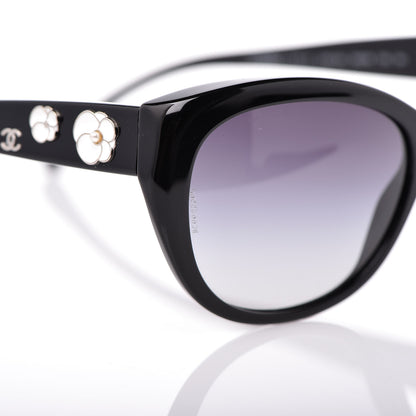 Chanel Camellia CC Sunglasses 5187-H Black 7 of 8