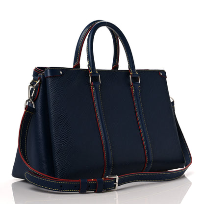 Louis Vuitton Epi Soufflot MM NM Marine Rouge 2 of 8