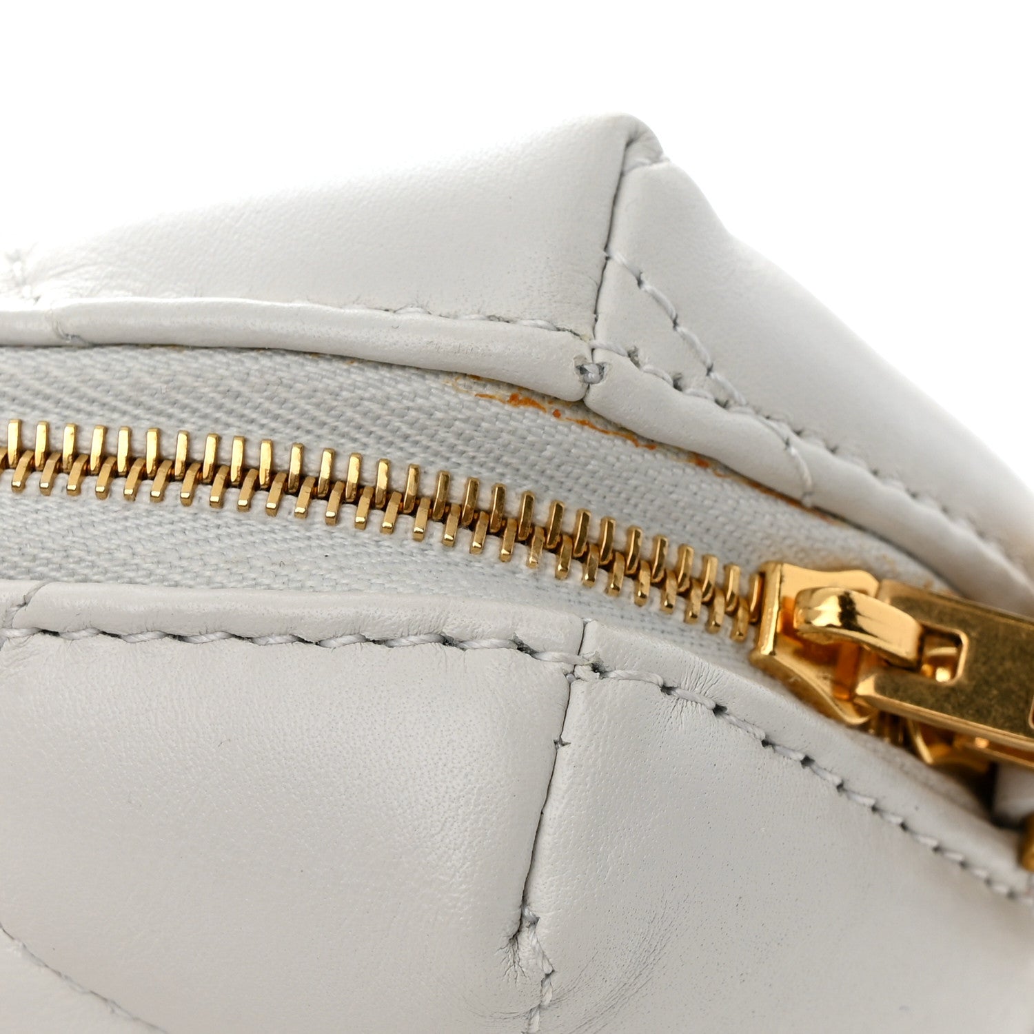 Balenciaga Nappa Calfskin Quilted Touch B Camera Shoulder Bag White 12 of 13