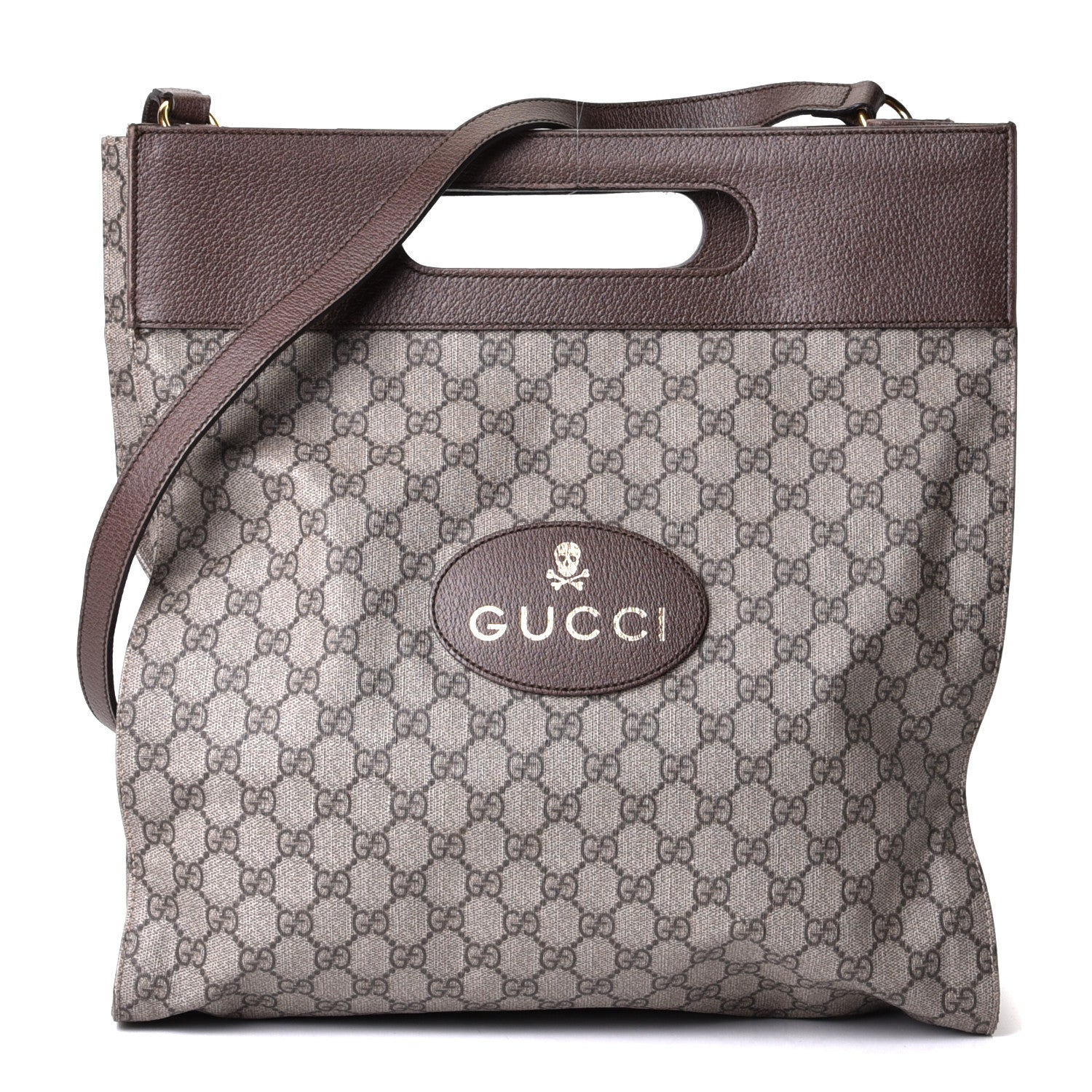 Gucci Soft GG Supreme Monogram Slip Handle Vertical Tote Beige New Acero 1 of 7