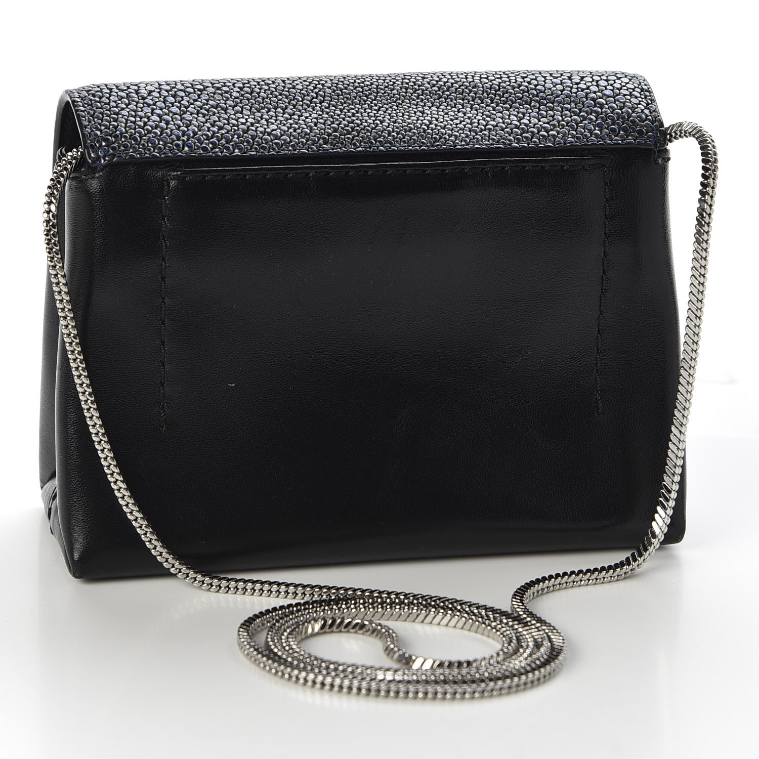 3.1 Phillip Lim 3.1 Calfskin Stingray Embossed Micro Alix Crossbody Bag Black 2 of 8