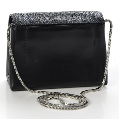 3.1 Phillip Lim 3.1 Calfskin Stingray Embossed Micro Alix Crossbody Bag Black 2 of 8